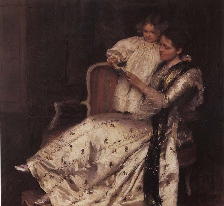 Mrs Noel Guinness and her daughter Margaret